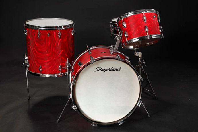 Slingerland Red Satin Flame