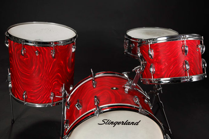Slingerland Red Satin Flame