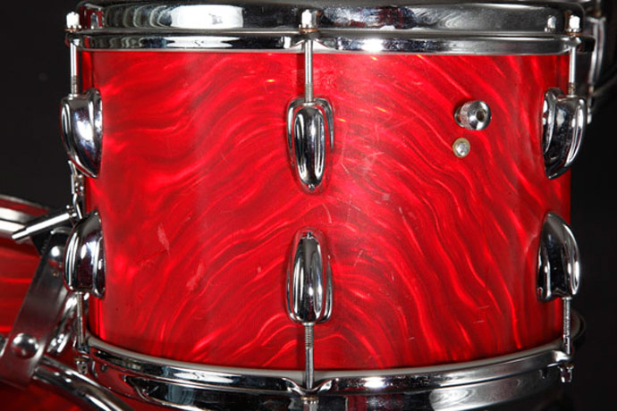 Slingerland Red Satin Flame