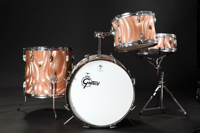 Gretsch Name Band sunset satin flame