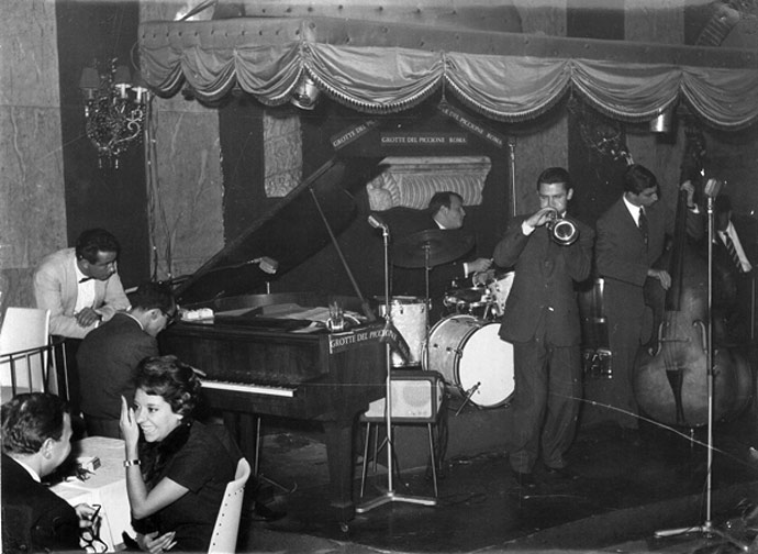 Alle Grotte del Piccione, Night Club Romano, nel 1960 la prima volta a Roma di Chet Baker