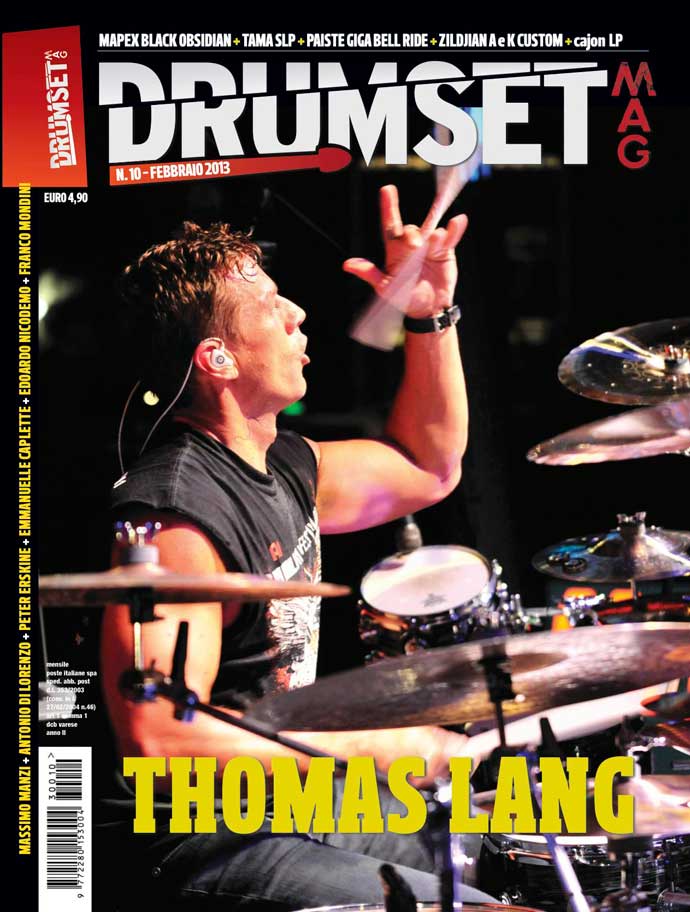 Drumset-Mag-Febbraio 2013-Cover