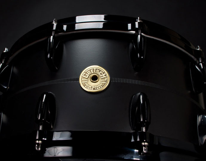 Flat-Black-Solid-Aluminum-Snare