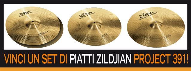 Concorso Zildjian 2015 - Aggiungi la tua batteria sulla base e vinci un set di Piatti Zildjian!